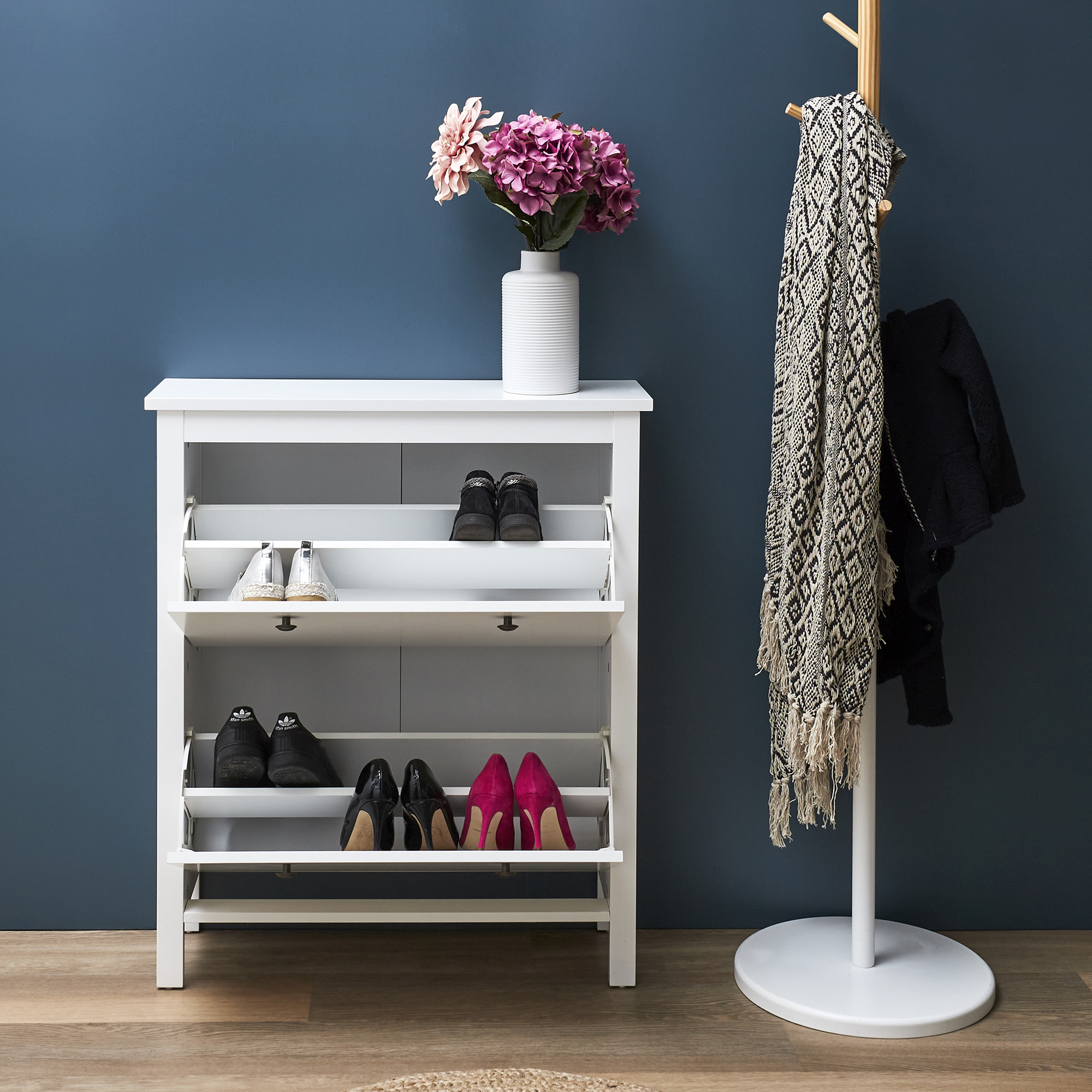 MEUBLE A CHAUSSURES 2 PORTES ELISABETH