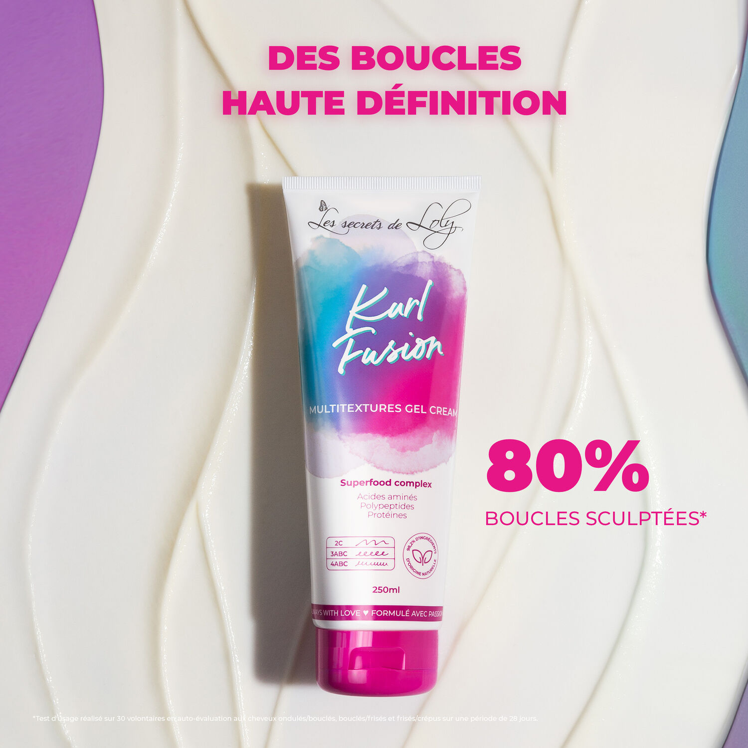 Kurl Fusion - Gel Crème Coiffant Nourrissant et Hydratant Multi-Textures 250ml