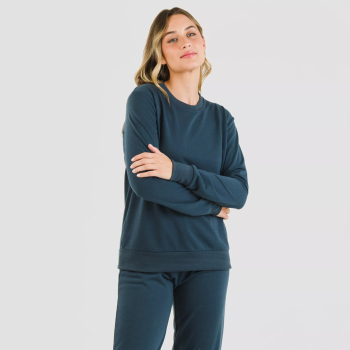 Felpa basic sportiva da donna