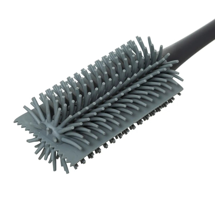 Goupillon en caoutchou gris