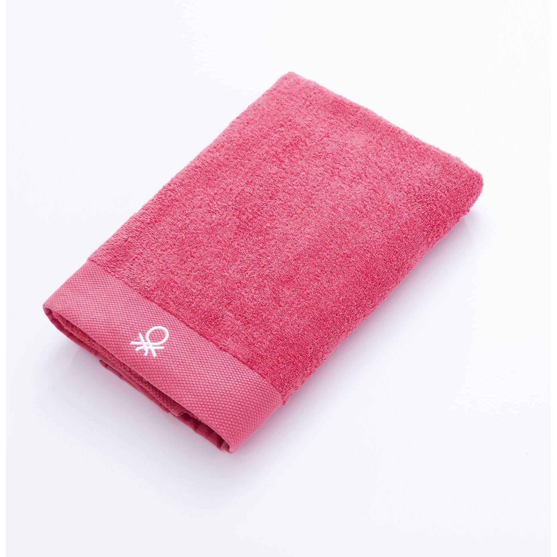 Juego de 2 toallas de baño 50x90cm + 70x140cm, rosa