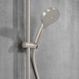 Pomme de douche 3 jets VILLEROY & BOCH Verve Showers Brushed Nickel Matt