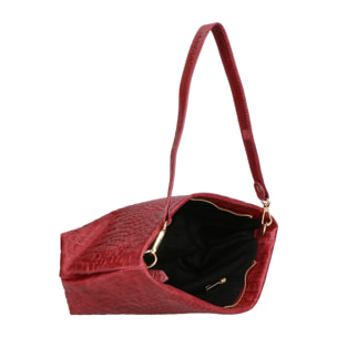 Borsa a spalla da Donna Lorelei in Vera Pelle Made in Italy 19x33x10 cm