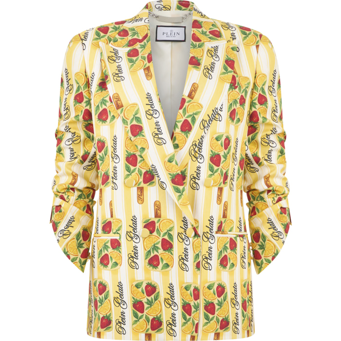 PHILIPP PLEIN Double-Breasted Duke Blazer Plein Gelato