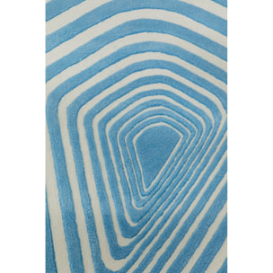 Tapis Electric Diamond 240x170cm bleu Kare Design