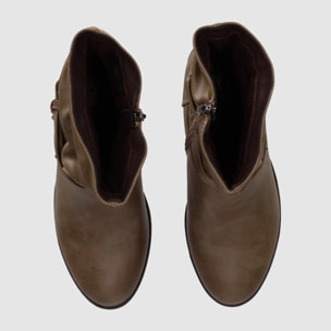 Botines - Taupe - Tacón: 7 cm