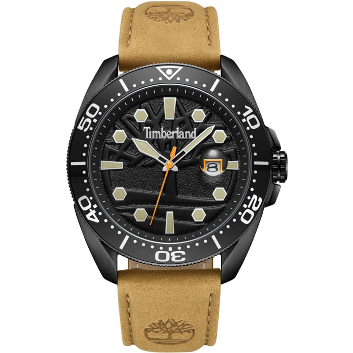 Reloj Timberland TDWGB2230601 Hombre Analogico Cuarzo con Correa de Cuero