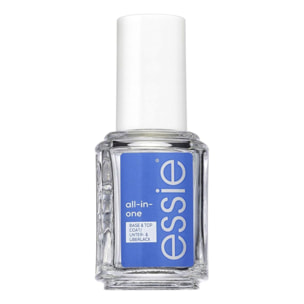 Smalto Base e Top Coat Trasparente Rinforzante per Unghie All-in-One