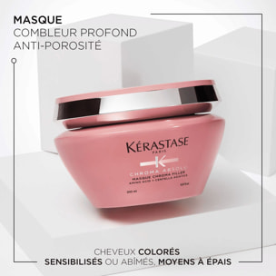 Chroma Absolu - Masque Combleur Profond Anti-Porosité pour cheveux colorés, moyens à épais 200 ml