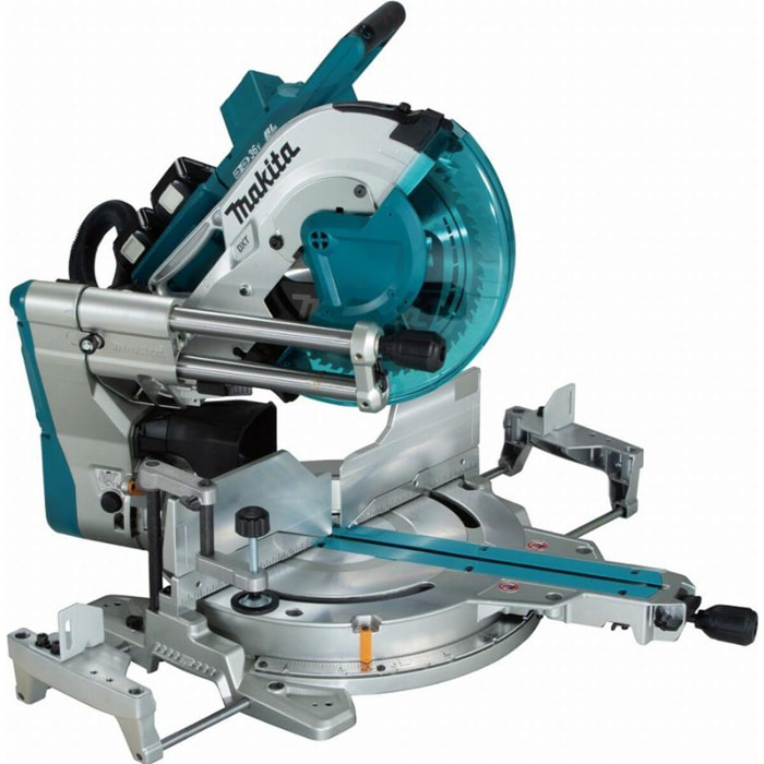 Tronzadora radial 36V (2x18V) LXT Ø305 mm - MAKITA - con 2 baterías 18V 5.0Ah - cargador - módulo AWS - DLS211PT2U