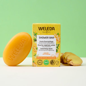 WELEDA - Douche végétale solide Gingembre & Petitgrain - 75 g