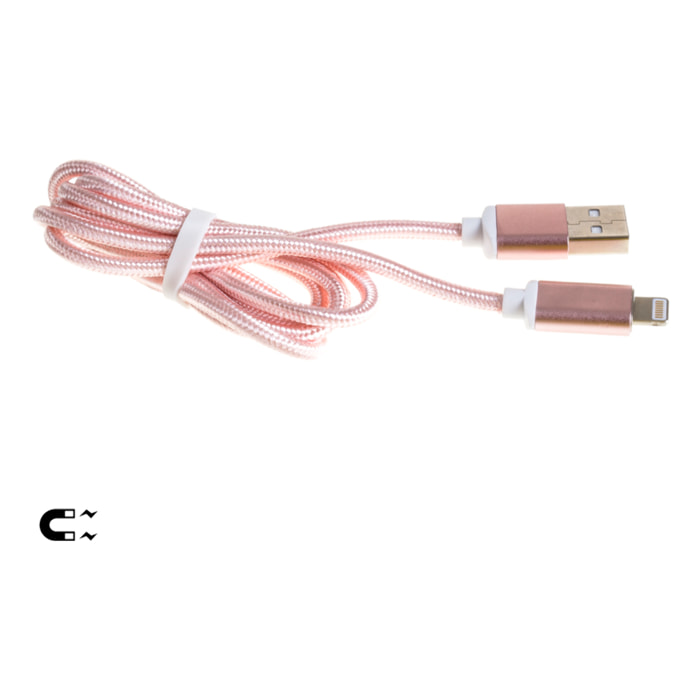 CABLE DE DATOS MAGNÉTICO LIGHTNING 8 PINS