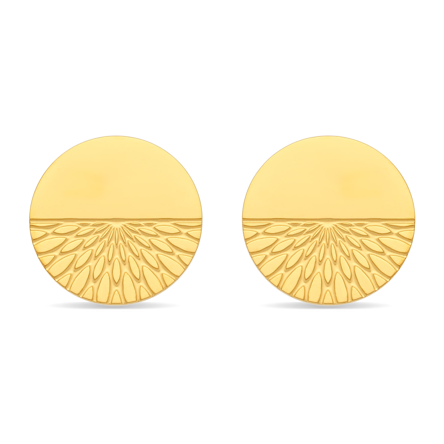 Pendientes Soodla acabado oro amarillo 18k