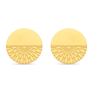 Pendientes Soodla acabado oro amarillo 18k