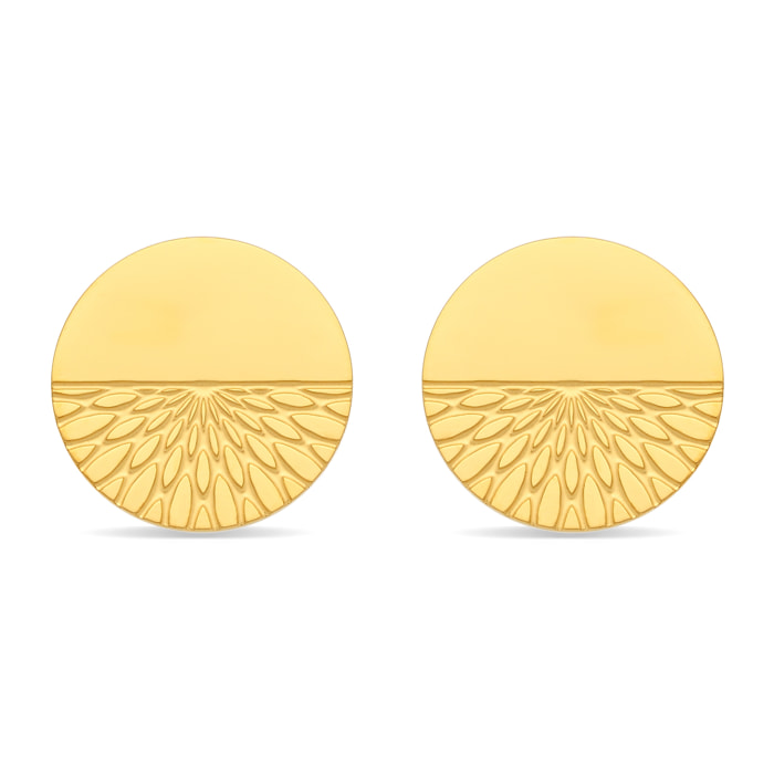Pendientes Soodla acabado oro amarillo 18k