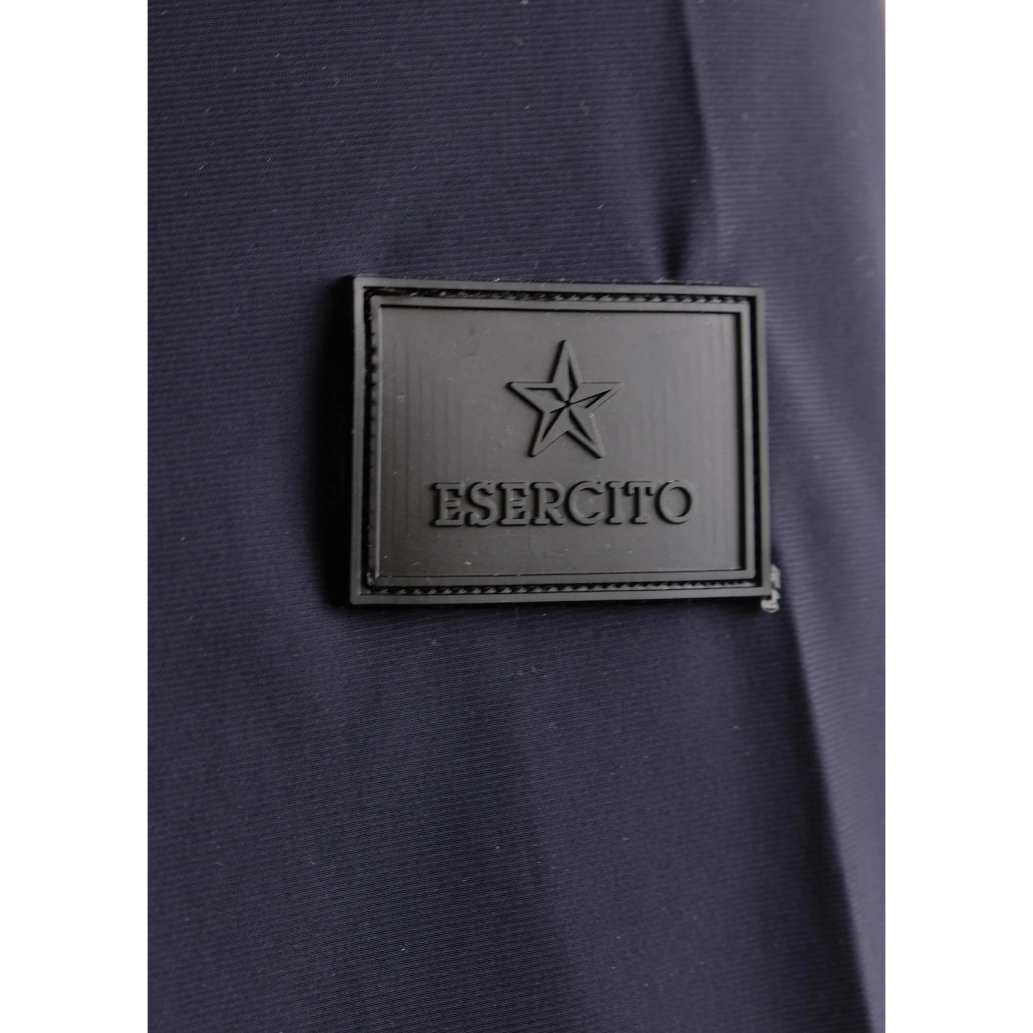 Giacca Esercito con zip blu uomo
