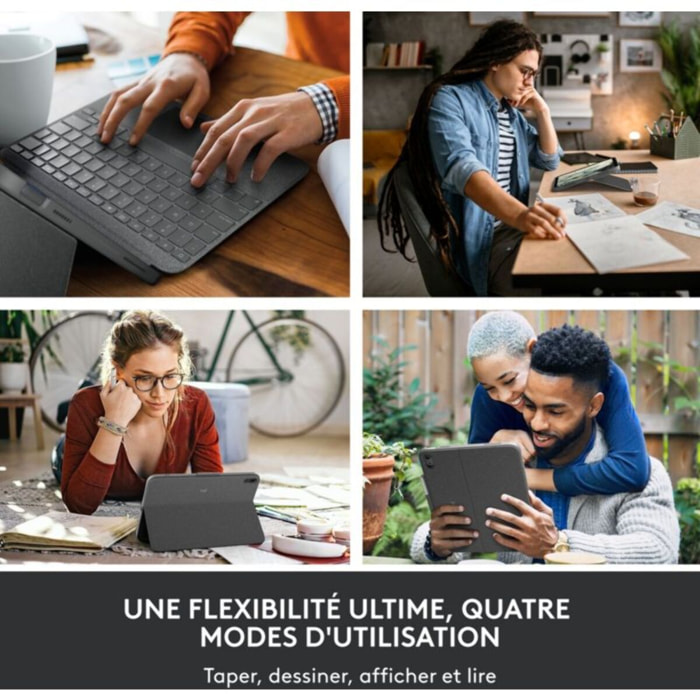 Etui LOGITECH Etui LOGITECH Combo Touch iPad 10eme gen 10.9, iPad A16 (2025)