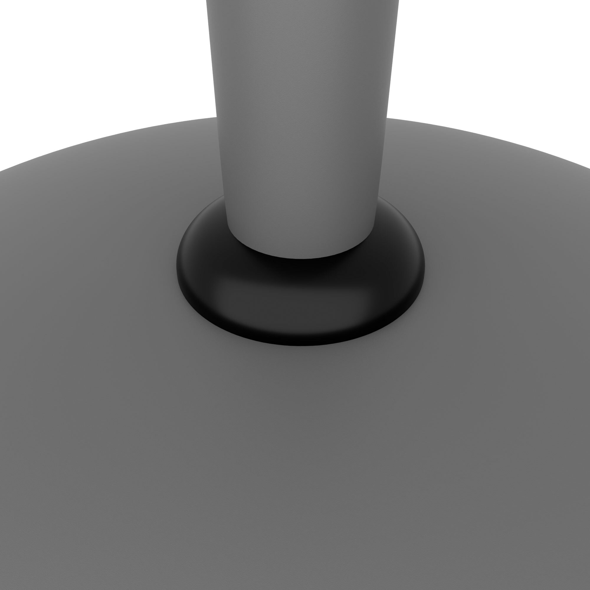 Radika - Base per Ombrellone da Giardino Rotondo Ø51 cm 25 Kg in Cemento Grigio