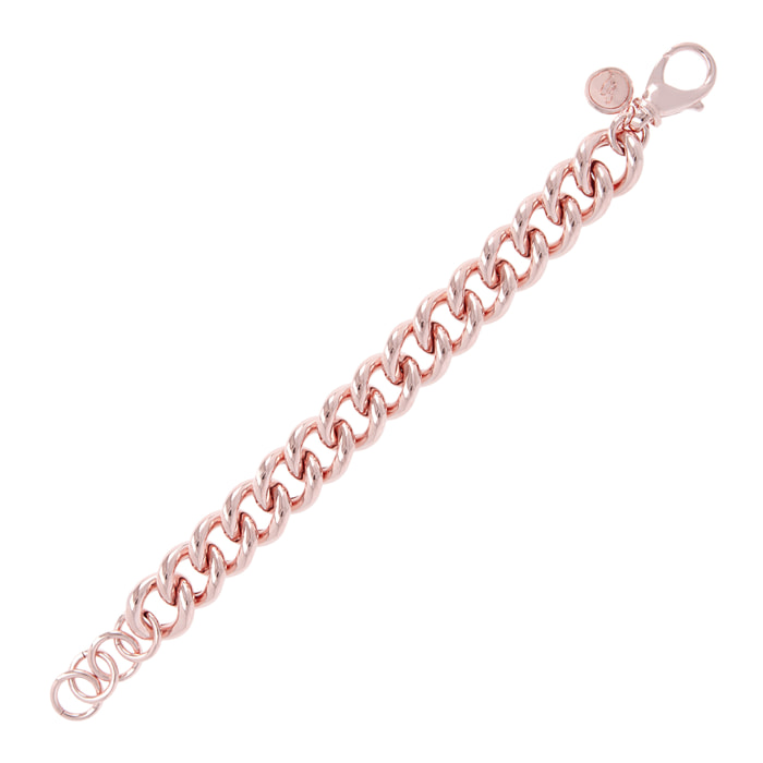 Bracciale a Maglia Grumetta in Golden Rosé Placcato Oro Rosa 18kt