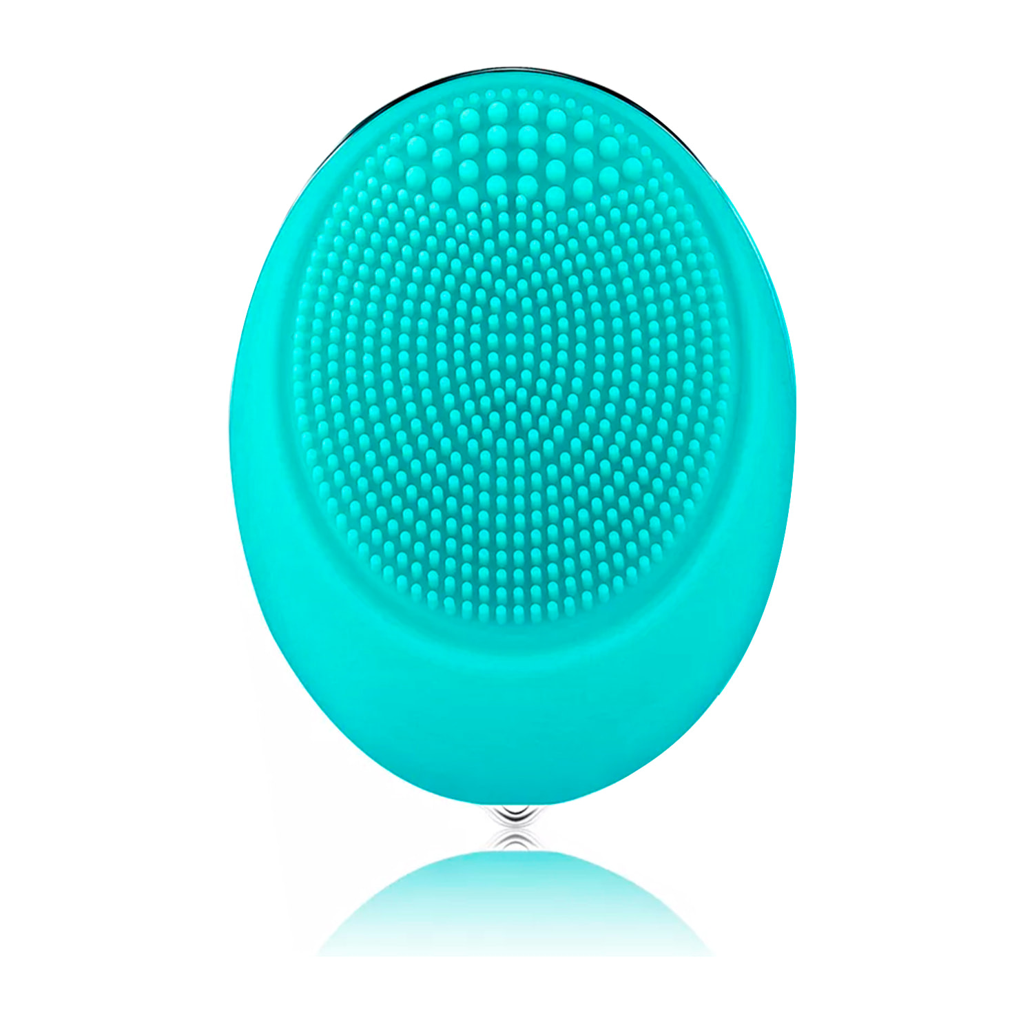 Micro spazzola elettrica in silicone per la pulizia e il massaggio del viso. Batteria incorporata, fino a 110 utilizzi.
