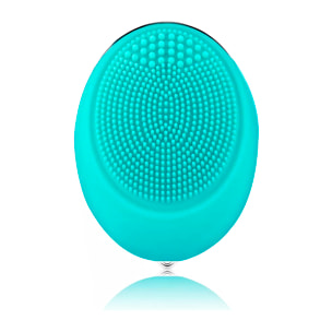 Micro spazzola elettrica in silicone per la pulizia e il massaggio del viso. Batteria incorporata, fino a 110 utilizzi.