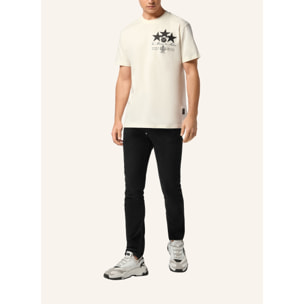 PHILIPP PLEIN Camiseta de cuello redondo y manga corta STARS