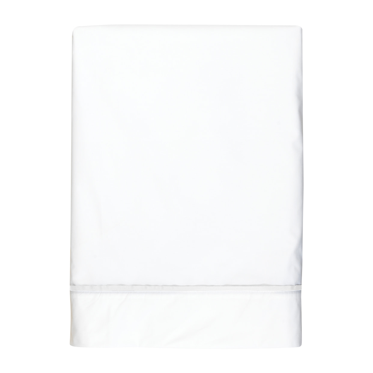 Drap plat en percale de coton prestige 120 fils, VOLUPTÉ PURE
