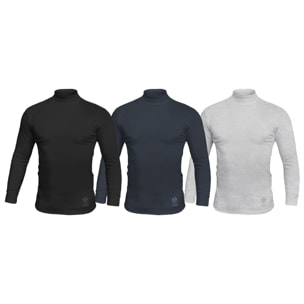 Pack 3 Lupetti Uomo Sergio Tacchini Caldo Cotone