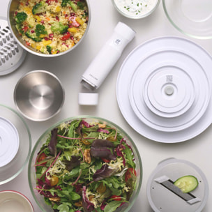 Couvercle de bol sous vide L / 24 cm, Blanc