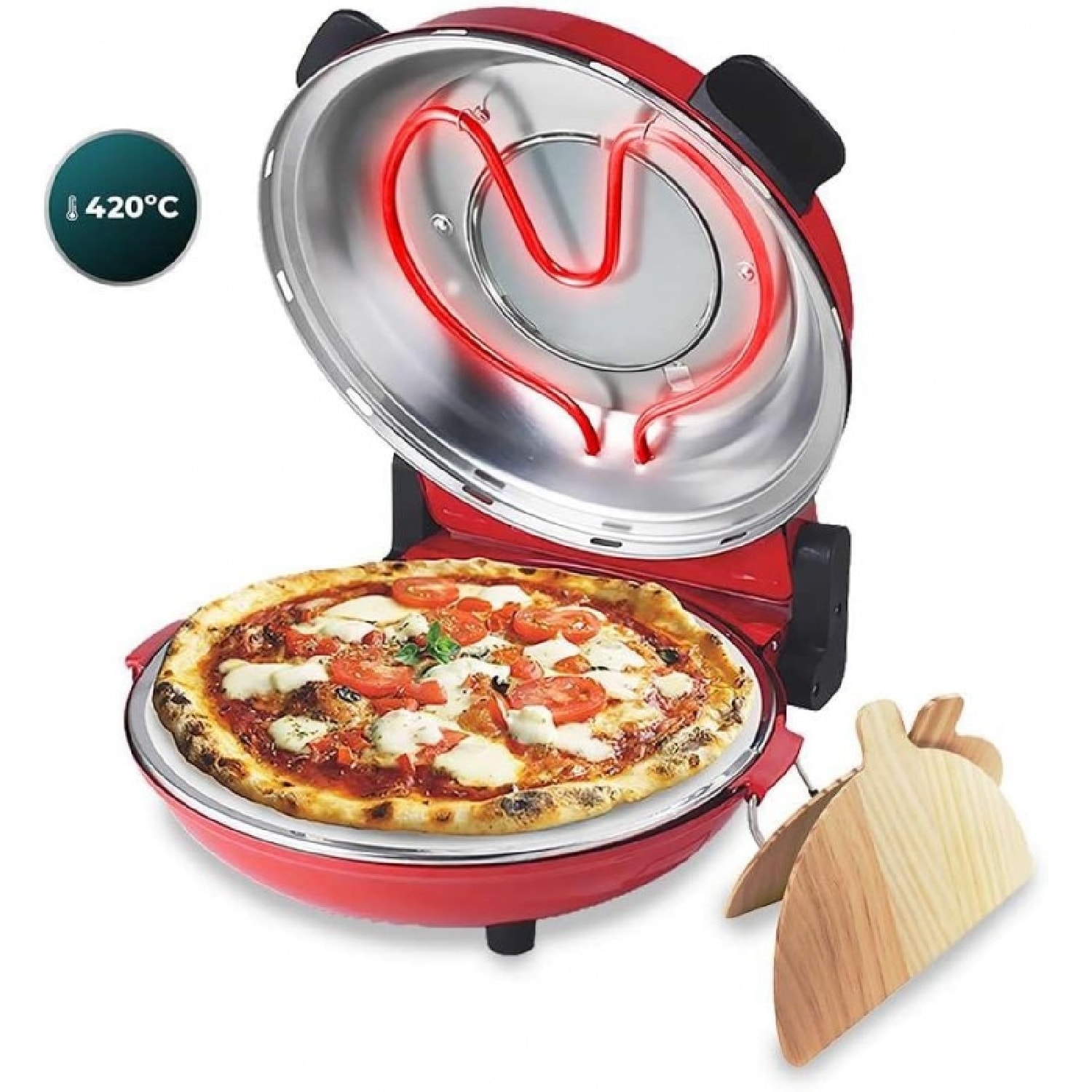 Cecotec Pizza maker Appareil à pizza Fun Pizza&Co Mamma Mia Vista