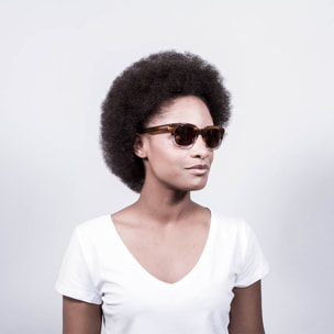 Gafas de sol PALO ALTO INSPIRATION II - Marrón claro y blanco / Marrón