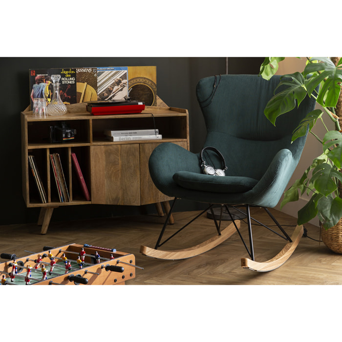 Meuble vinyle en bois manguier massif L105 cm MATAHARI
