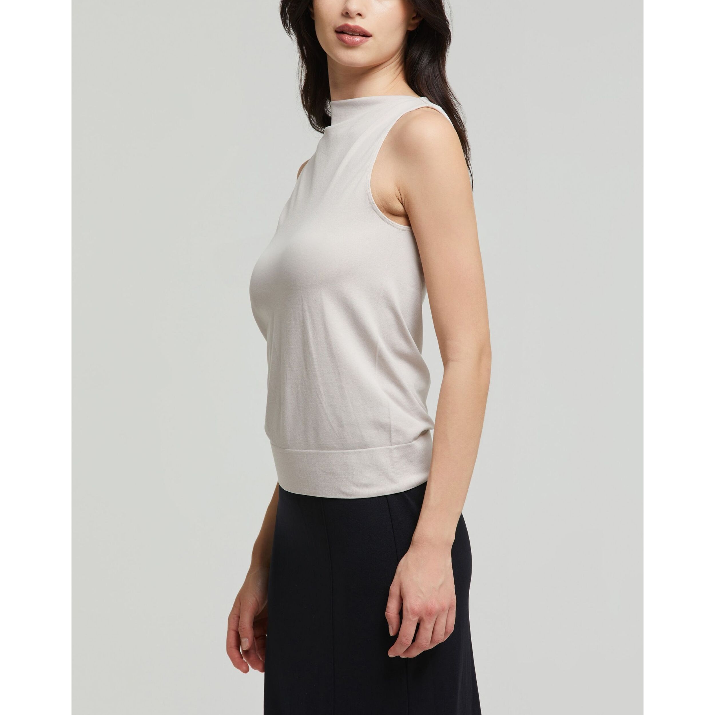 Smanicato scollo barchetta seamless