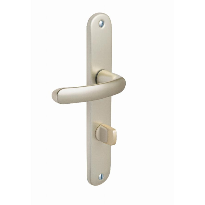 Ensemble de porte Budget BEZAULT entraxe 165mm Condamnation - Champagne - 73277