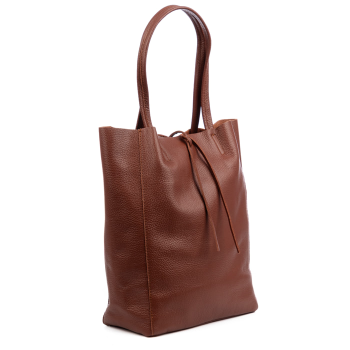 Sibari Bolso Shopper Mujer.Piel auténtica Dollaro