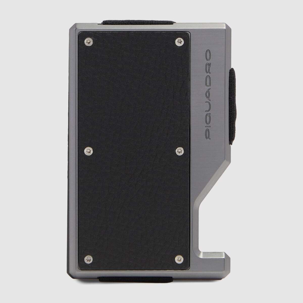 Piquadro Portacarte di credito MagSafe® con fascia elastica