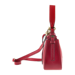 Borsa a spalla da donna Made in Italy - Modello Elowen - 100% pelle - 23.0 x 13.0 x 7.0 cm