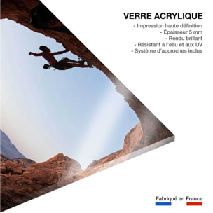 Tableau Tableau photo escalade Tableau plexiglas