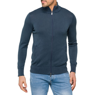 Maglia Hot Buttered full-zip Madison Blu Navy