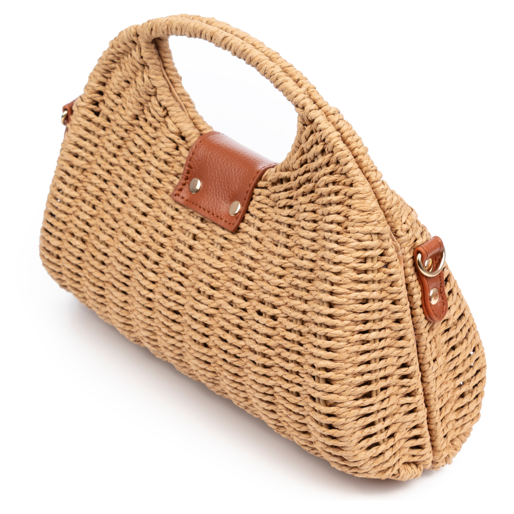 Benna Borsa a mano Donna. Realizzato in paglia intrecciata.