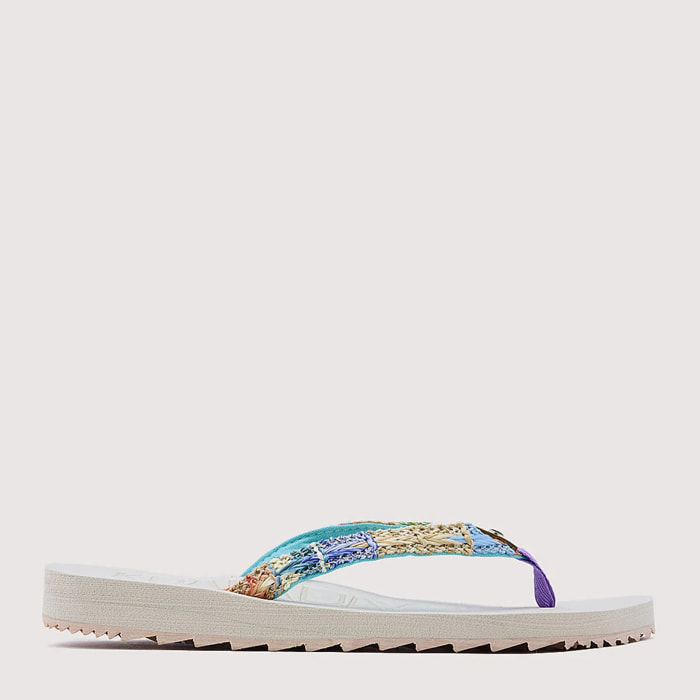 Chancla Cuña Beige - Corona