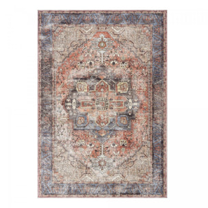Tapis salon kilim motif oriental, ORIA, tissée et chaleureuse