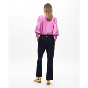 Pantaloni in maglia con bottoni