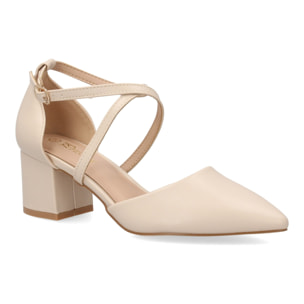 Zapato tacón cómodo elegante para mujer