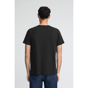 Camiseta Amore negra con parche personalizado Polo Club