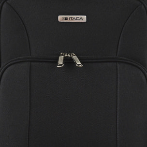 Juego De Maletas Semi-Rígidas Eva Itaca Bergamo Negro