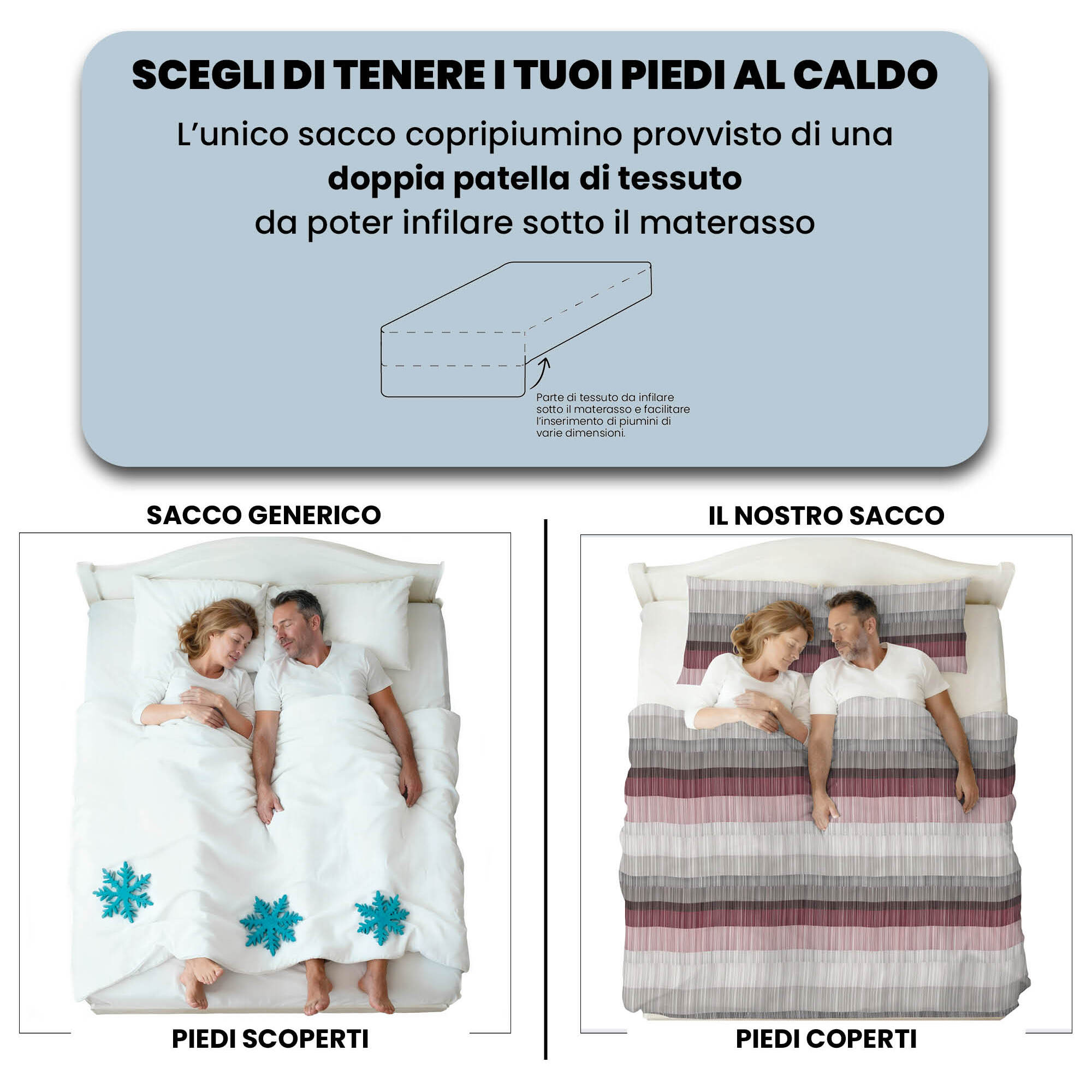 PARURE COPRIPIUMINO INFINITY - 100% Microfibra