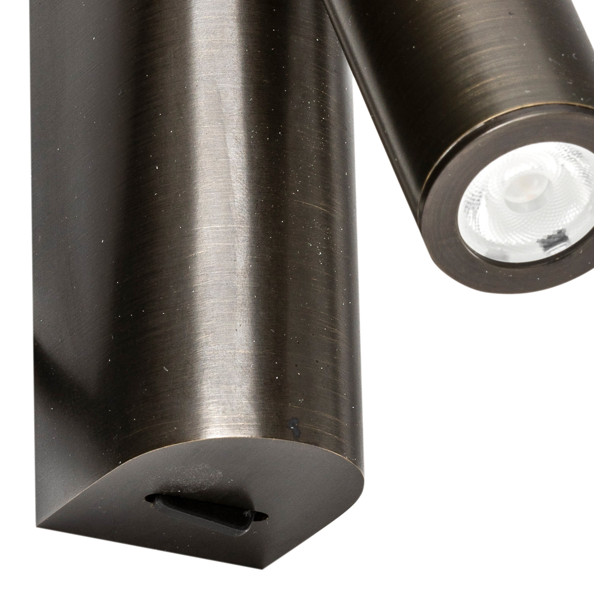 ROB Aplique bronce con lector