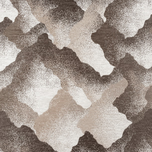 Tissu jacquard motif minéral - Beige