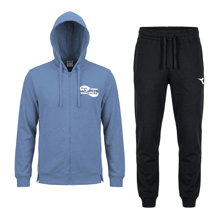 Tuta Uomo DIADORA Cotone Leggero Zip Cappuccio Art.102.182903
